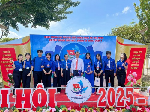 ​ĐOÀN ĐẠI BIỂU TRƯỜNG THPT ĐỖ ĐĂNG TUYỂN THAM DỰ ĐẠI HỘI ĐẠI BIỂU ĐOÀN TNCS HỒ CHÍ MINH XÃ PHÚ THUẬN LẦN THỨ I NHIỆM KỲ 2025-2030​